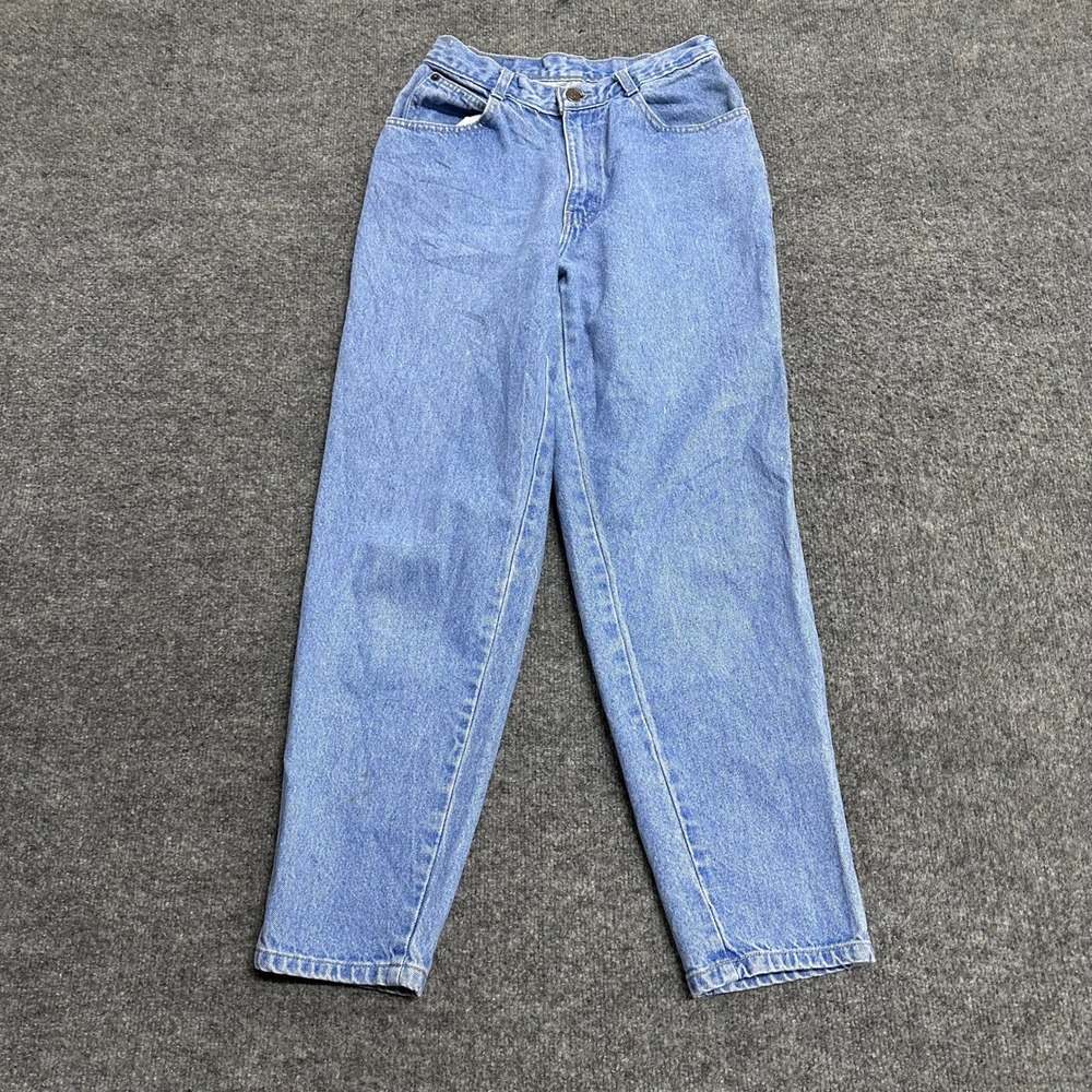 Gitano Jeans Womens Size 6P Blue High Waisted Cotton Tapered Mom Vintage Stains